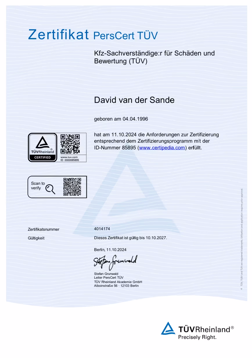 TÜV-Zertifiziert