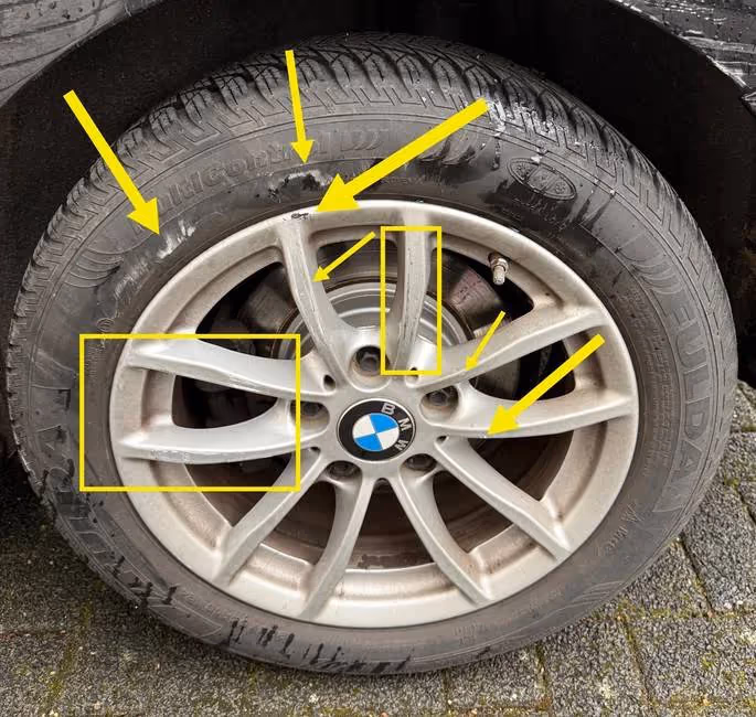 BMW 116i — Schadenbild — Bild 4 von 4