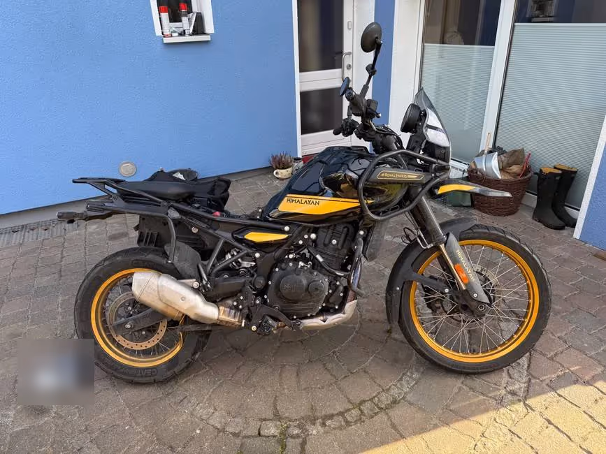 Royal Enfield Himalayan 452, Haftpflichtschaden · an der Ampel aufgefahren: Gesamtansicht