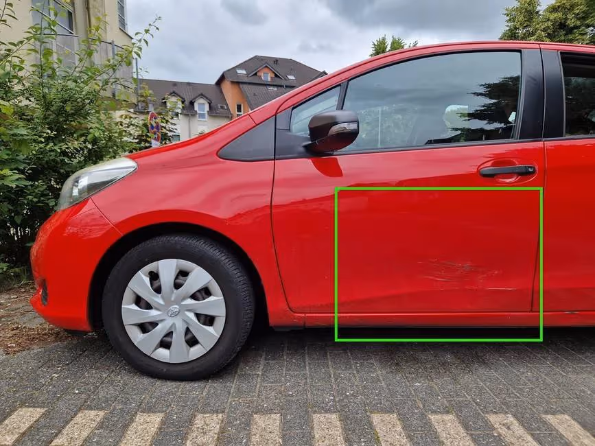 Toyota Yaris — Schadenbild — Bild 1 von 4