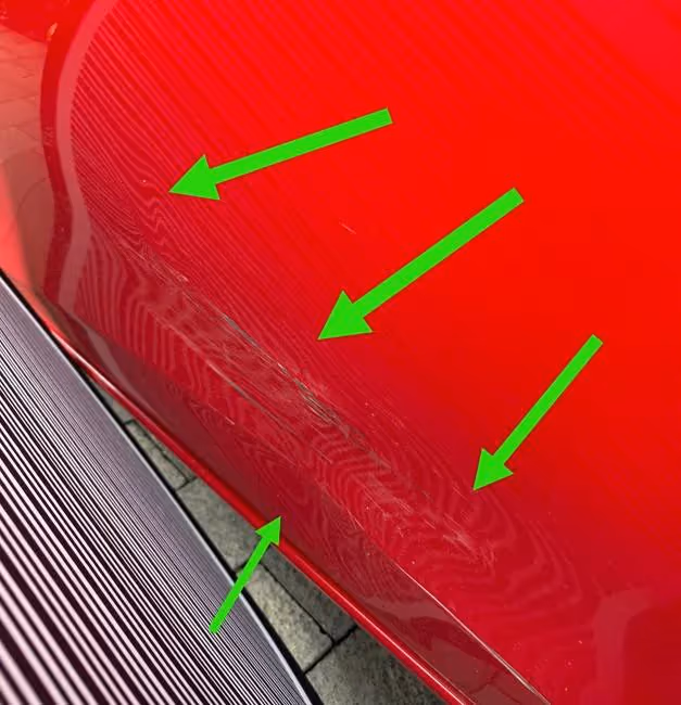 Toyota Yaris — Schadenbild — Bild 2 von 4