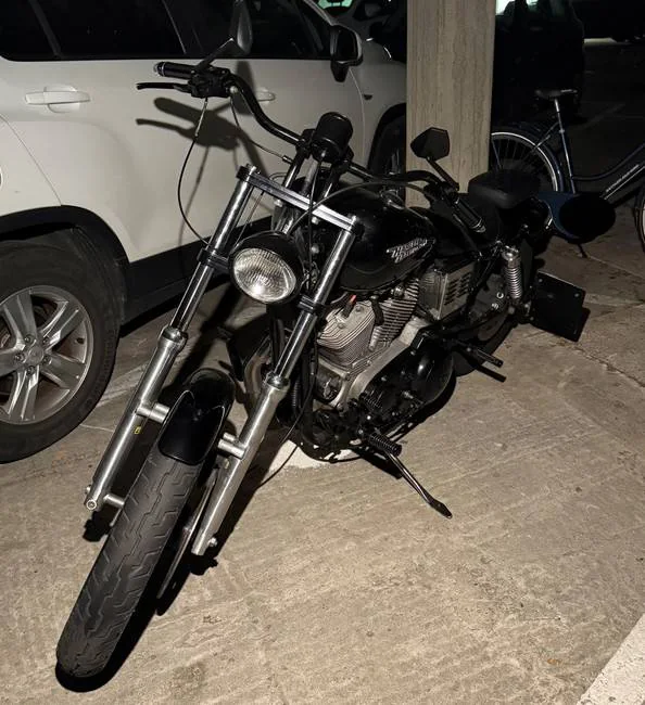 Harley-Davidson Sportster 883 — Schadenbild aus dem Gutachten — Bild 1 von 4